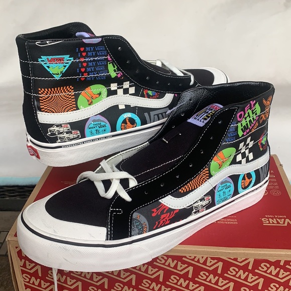 VANS SK8-Hi DECON V66 Black/Multi men’s - Picture 8 of 16